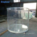 Cilindro de plexiglás de alta transparencia vidrio acuario